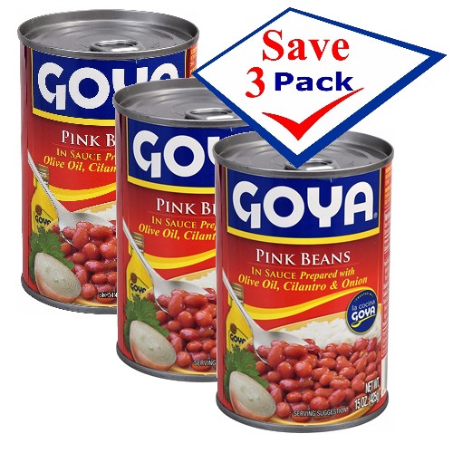 Goya  Pink Beans in Sauce, 15 oz  Pack of 3